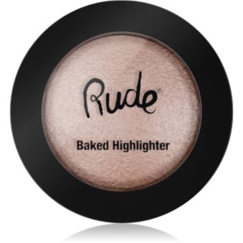 Rude Cosmetics Baked Highlighter Pudra compacta ce ofera luminozitate - imagine 2
